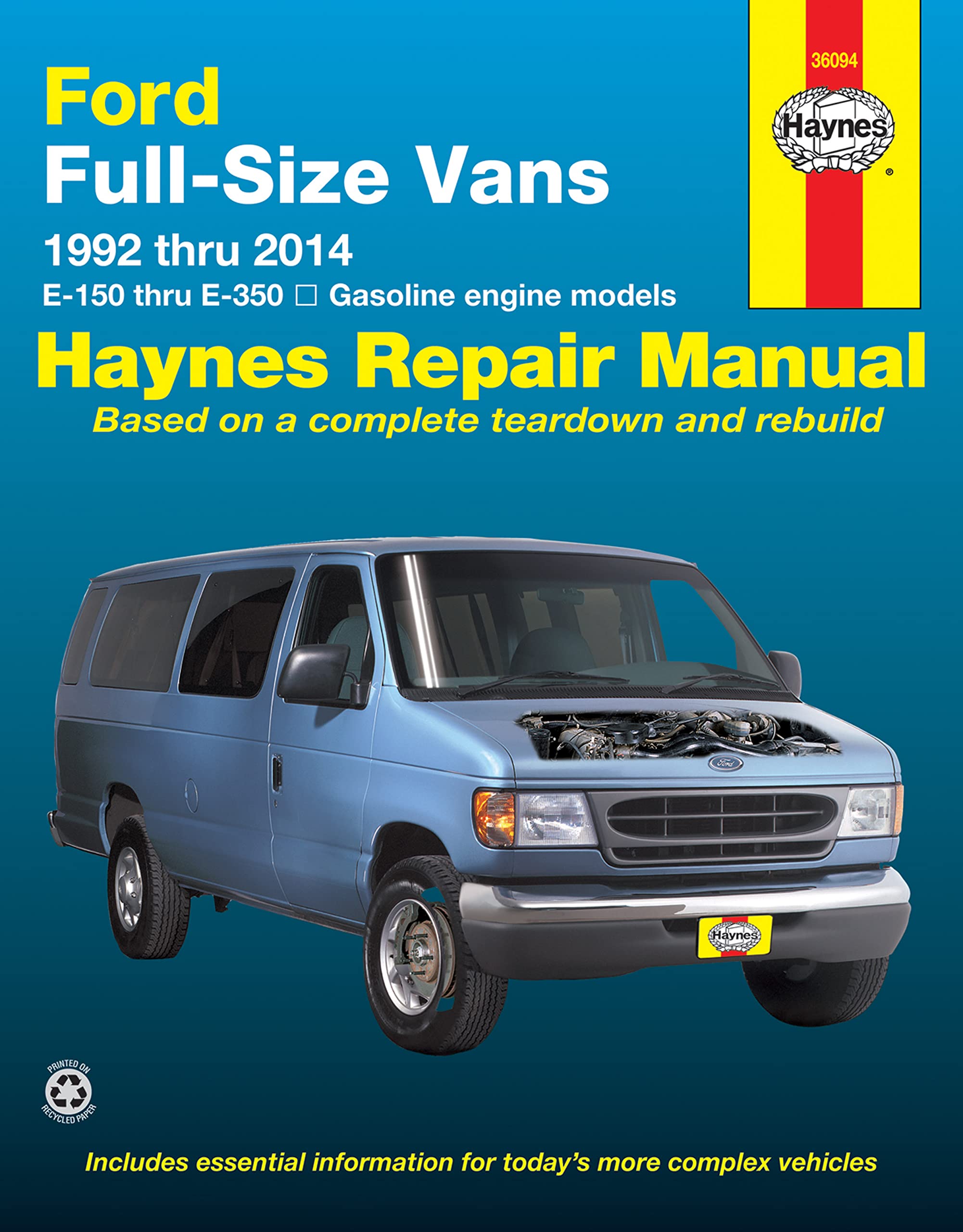 Ford fullsize E150E350 petrol vans (9214) Haynes Manual USA (Paperback),New