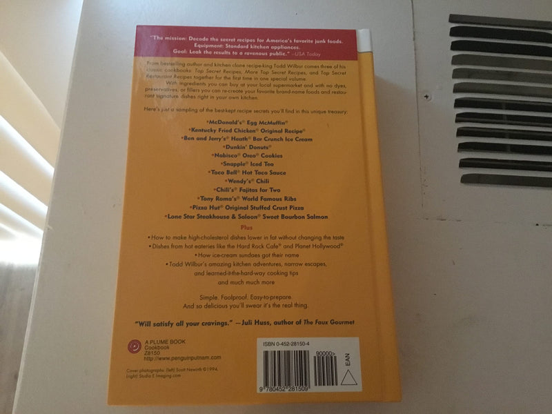 A Treasury of Top Secret Recipes,Used