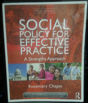 Social Policy for Effective Practice: A Strengths Approach,Used