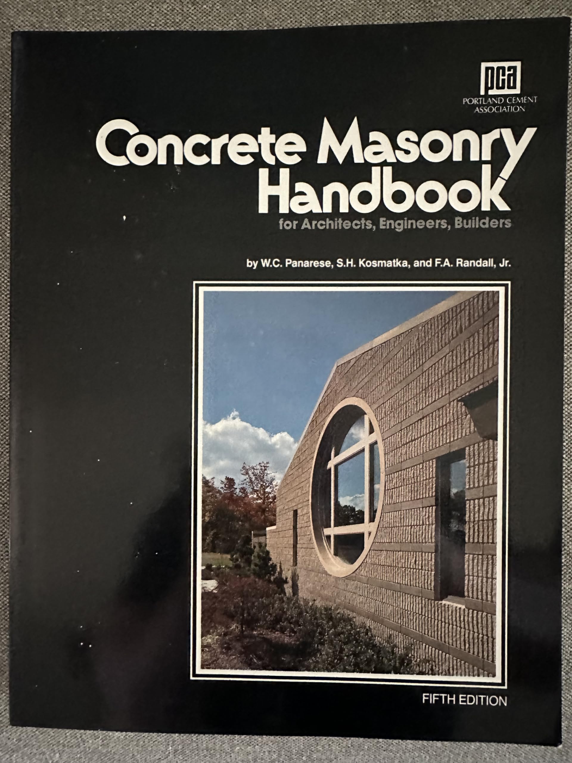 Concrete Masonry Handbook for Architects, Engineers, Builders,Used