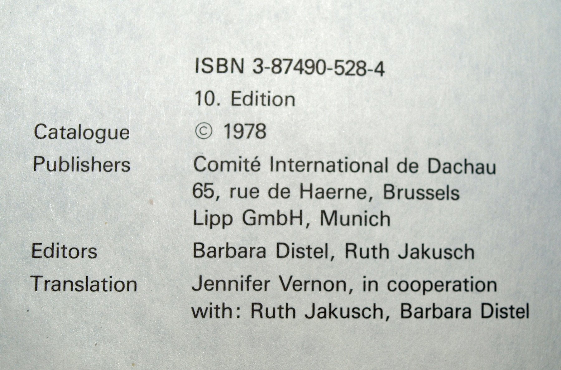 Concentration Camp Dachau, 19331945,Used