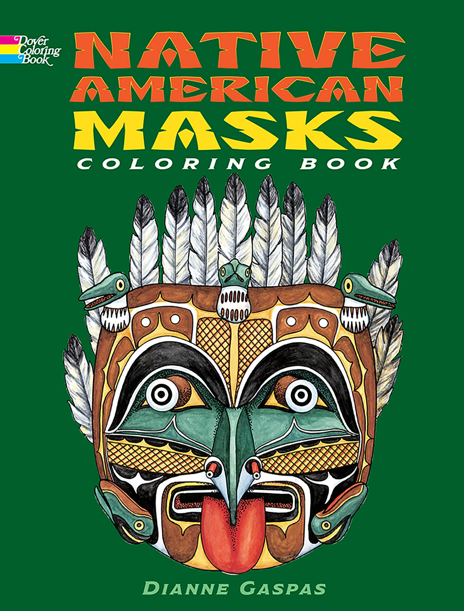 Native American Masks Coloring Book (Dover Native American Coloring Books),Used