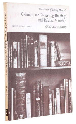 Cleaning and Preserving Bindings and Related Materials,Used