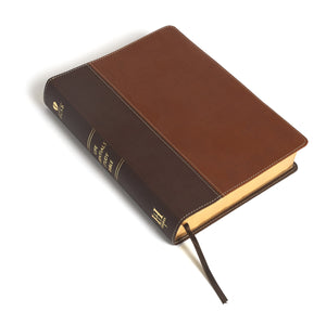 Life Essentials Study Bible, Brown Leathertouch Indexed: Biblical Principles To Live By
