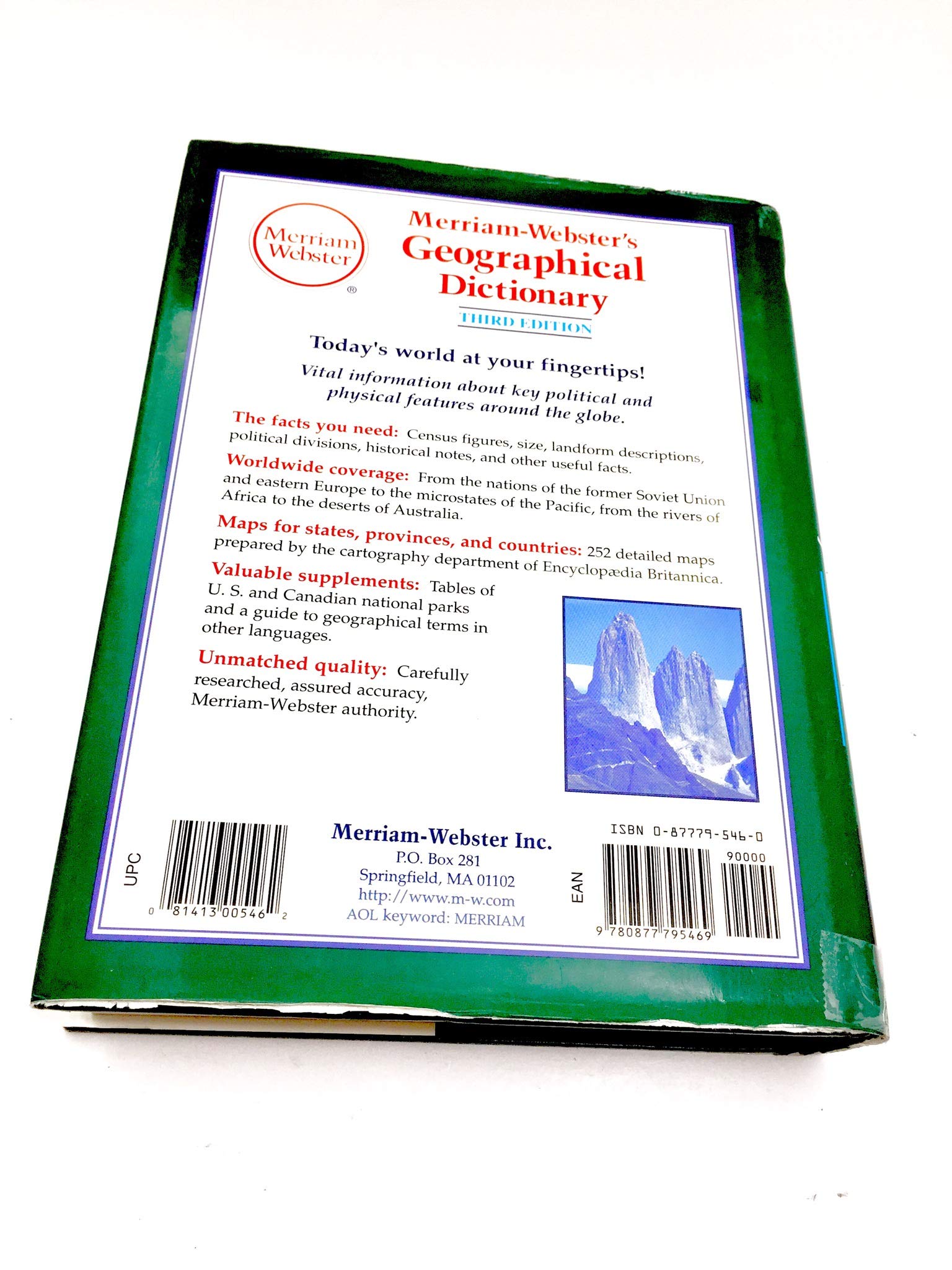 Merriamwebster'S Geographical Dictionary,Used