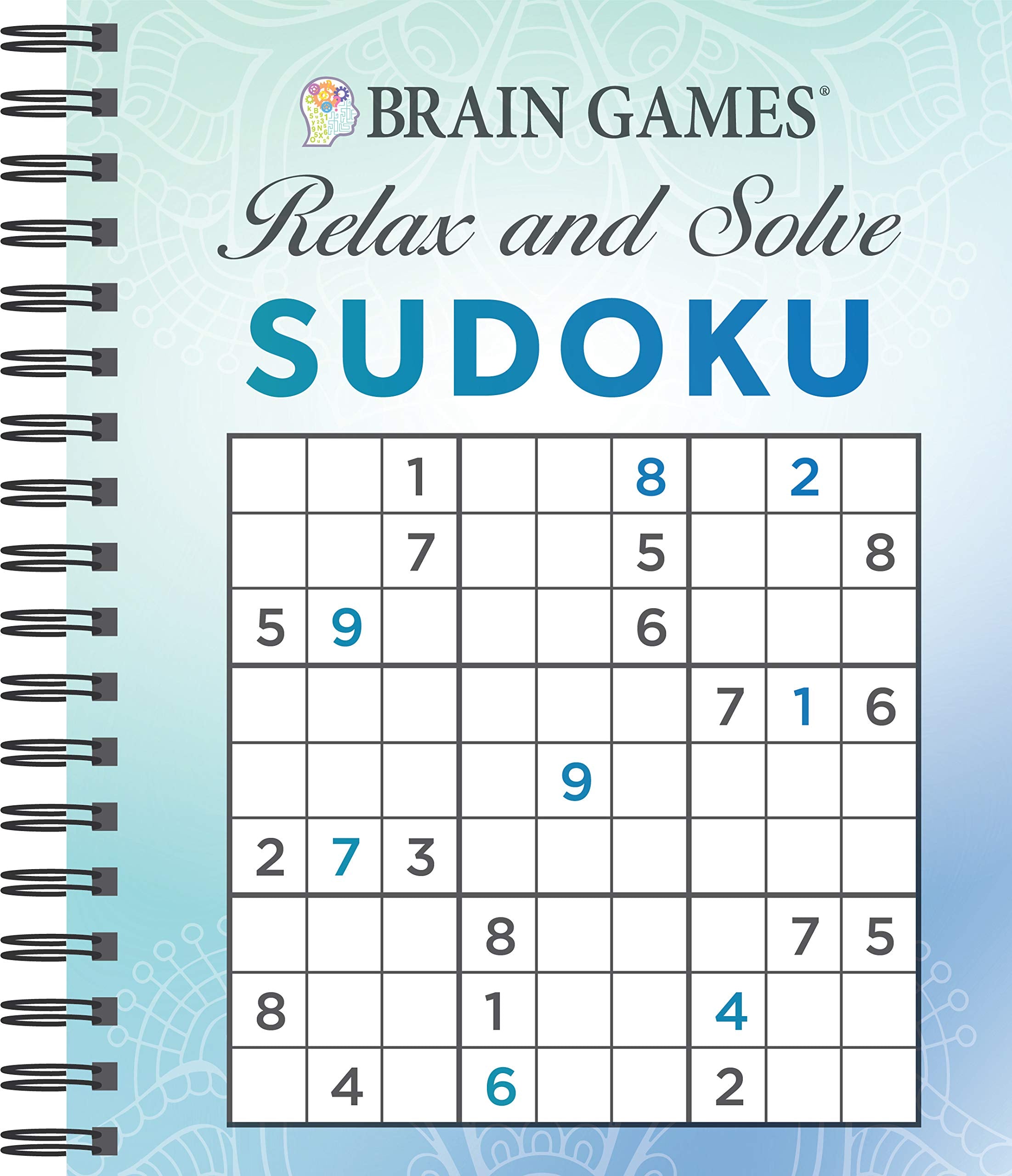 Brain Games  Relax and Solve: Sudoku (Blue),Used