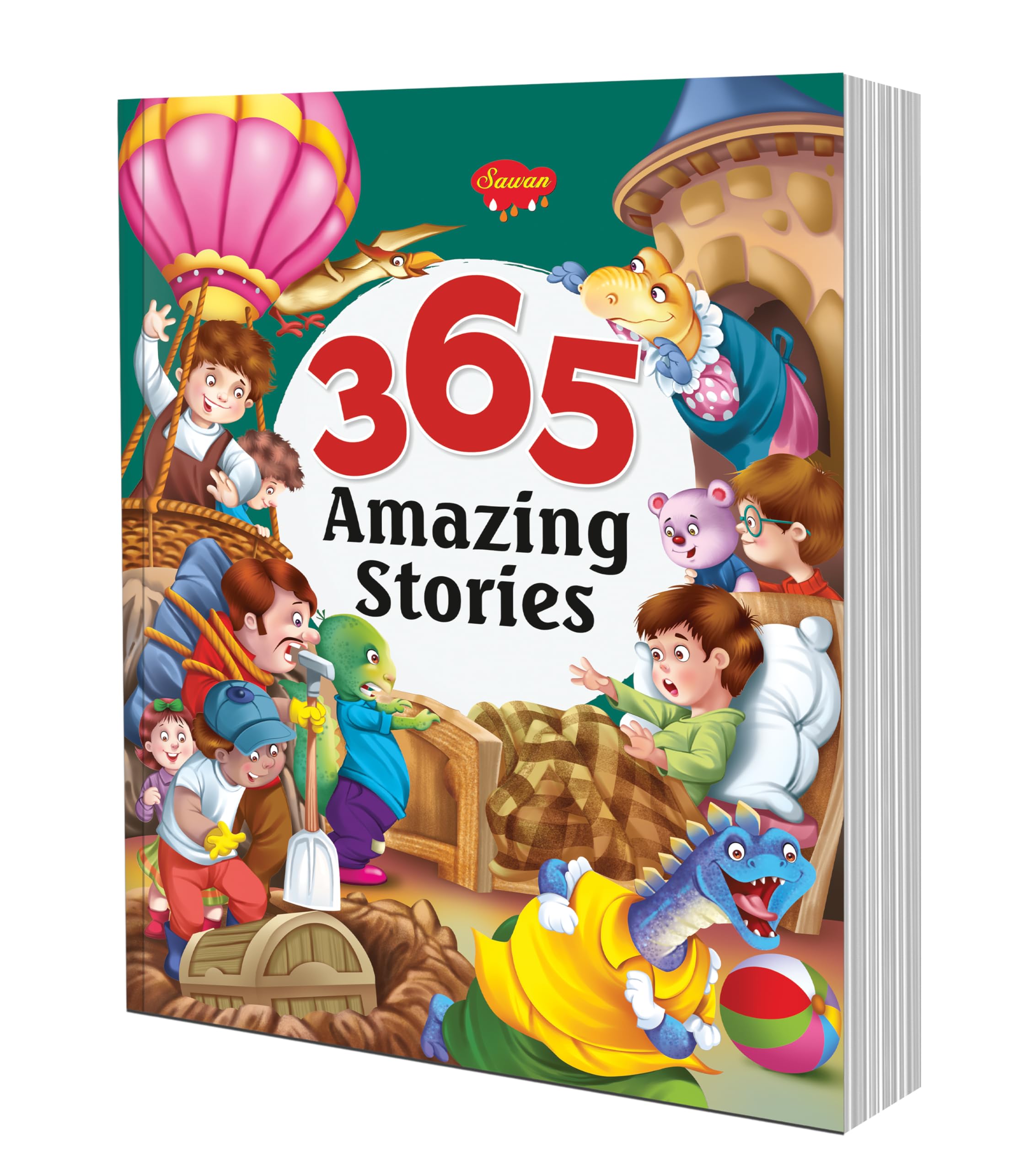 365 Amazing Stories (Paperback) : Kids Early Learning Storybook, Bedtime Story Book, Fun Educational Storybooks For Kids