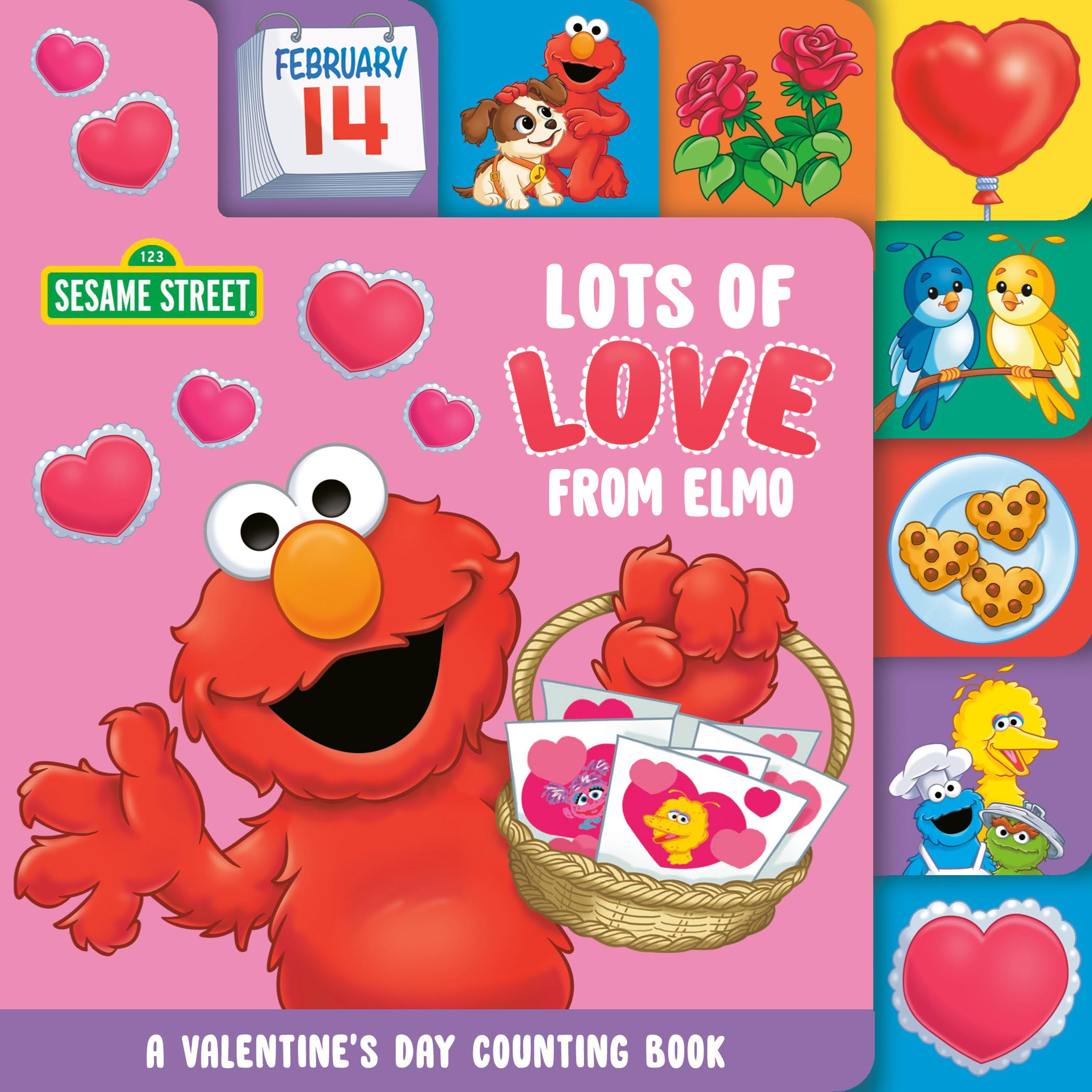 Lots Of Love From Elmo (Sesame Street): A Valentine'S Day Counting Book (Sesame Street Board Books),Used