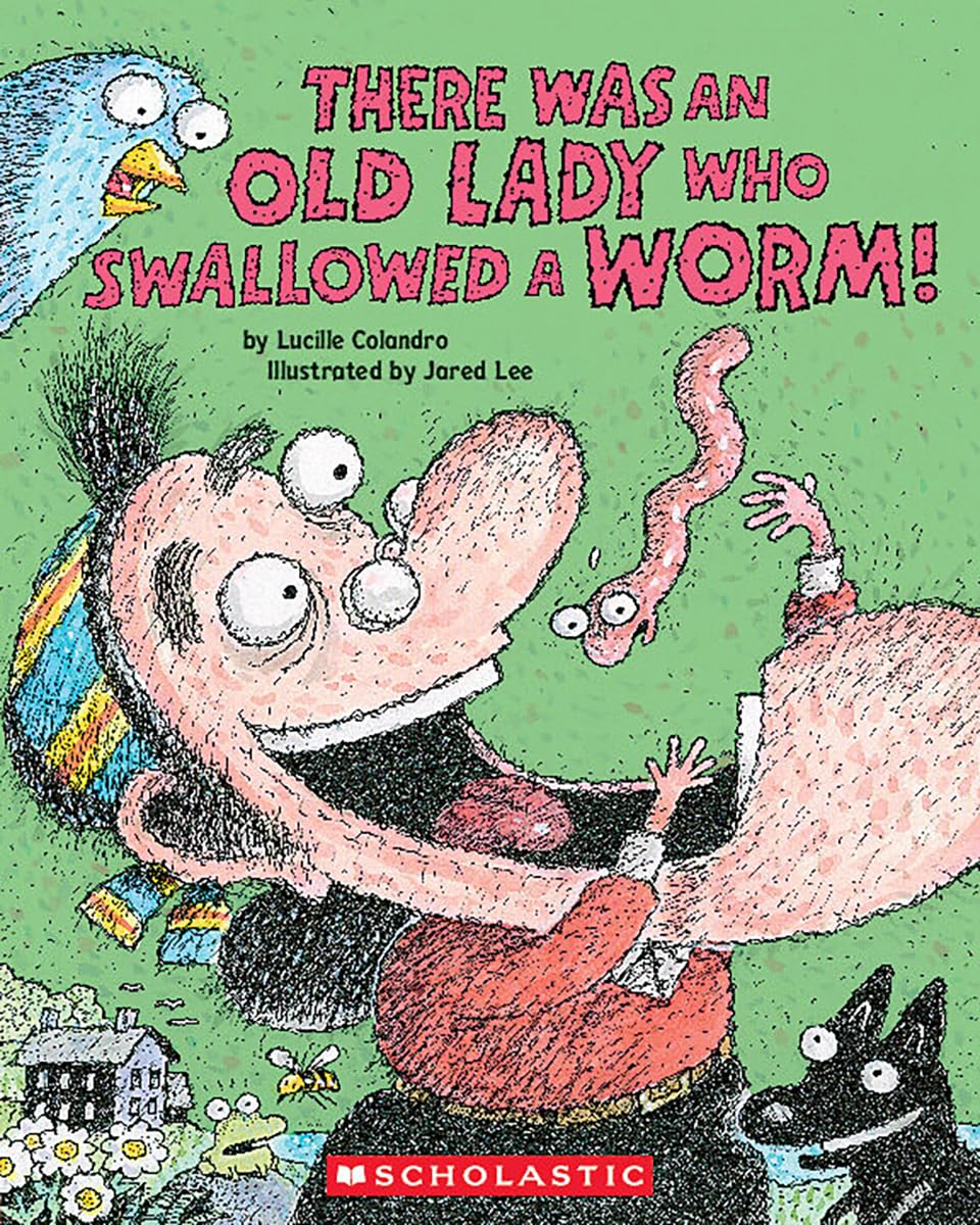 There Was An Old Lady Who Swallowed A Worm!,New