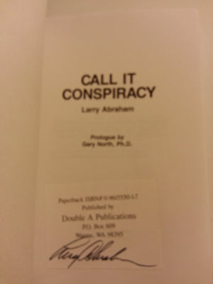 Call It Conspiracy,New