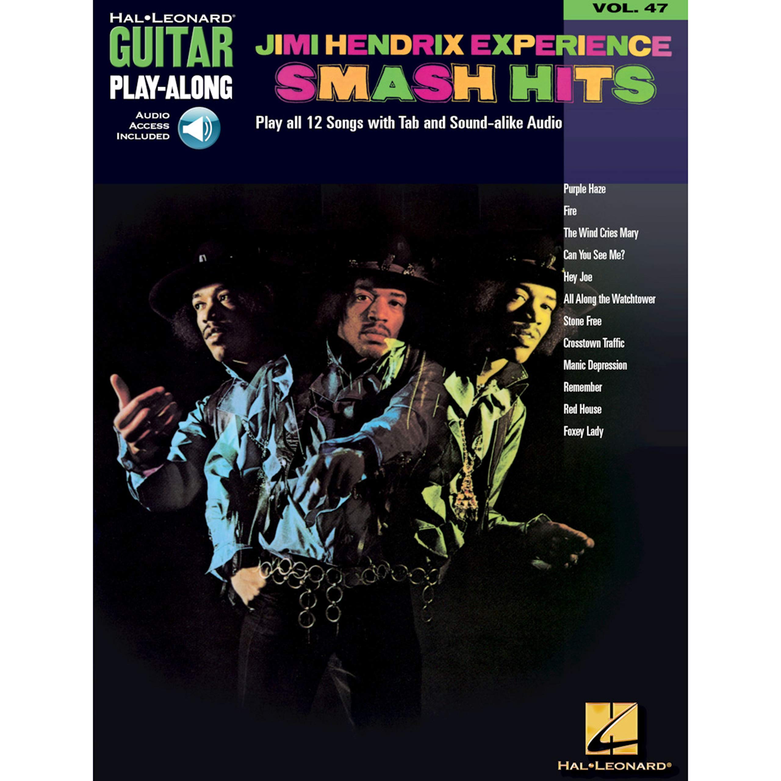 Jimi Hendrix Experience  Smash Hits: Guitar PlayAlong Volume 47 (Hal Leonard Guitar PlayAlong, 47),Used