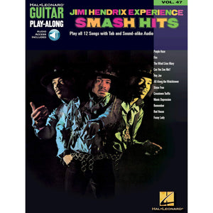 Jimi Hendrix Experience  Smash Hits: Guitar PlayAlong Volume 47 (Hal Leonard Guitar PlayAlong, 47),Used