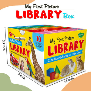 ChildrenS Educational Board Book Collection : KidS First Library Box, Learning Book For Preschoolers, Educational Picture Books For Toddlers Of 10 Board Books (Board Book, Sawan)
