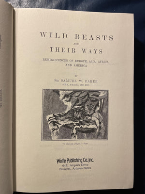 Wild Beasts and Their Ways,Used