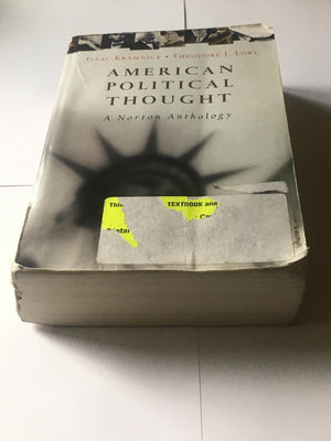 W. W. Norton & Company American Political Thought Anthology - Comprehensive Collection of Key Texts