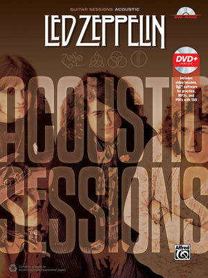 Guitar Sessions  Led Zeppelin Acoustic: Book & DVD,Used