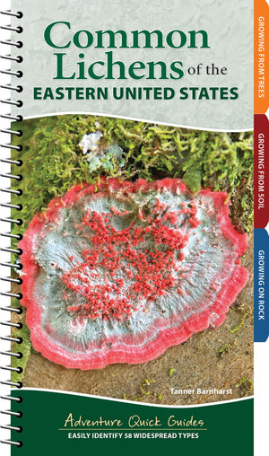 Common Lichens Of The Eastern United States: Easily Identify 58 Widespread Types (Adventure Quick Guides)