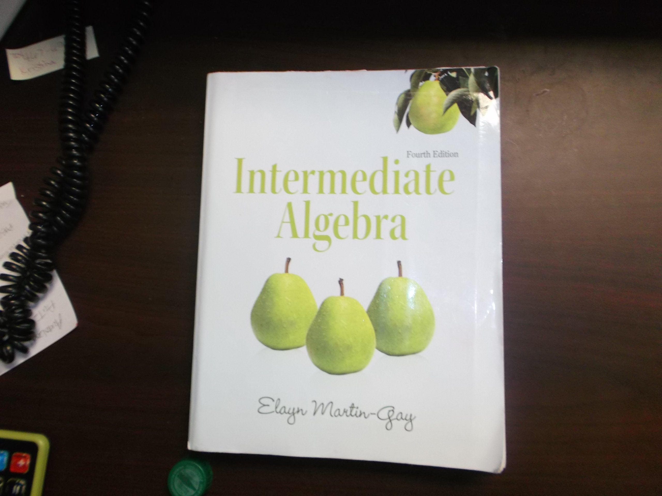 Intermediate Algebra (4th Edition) (MartinGay Developmental Math Series),Used