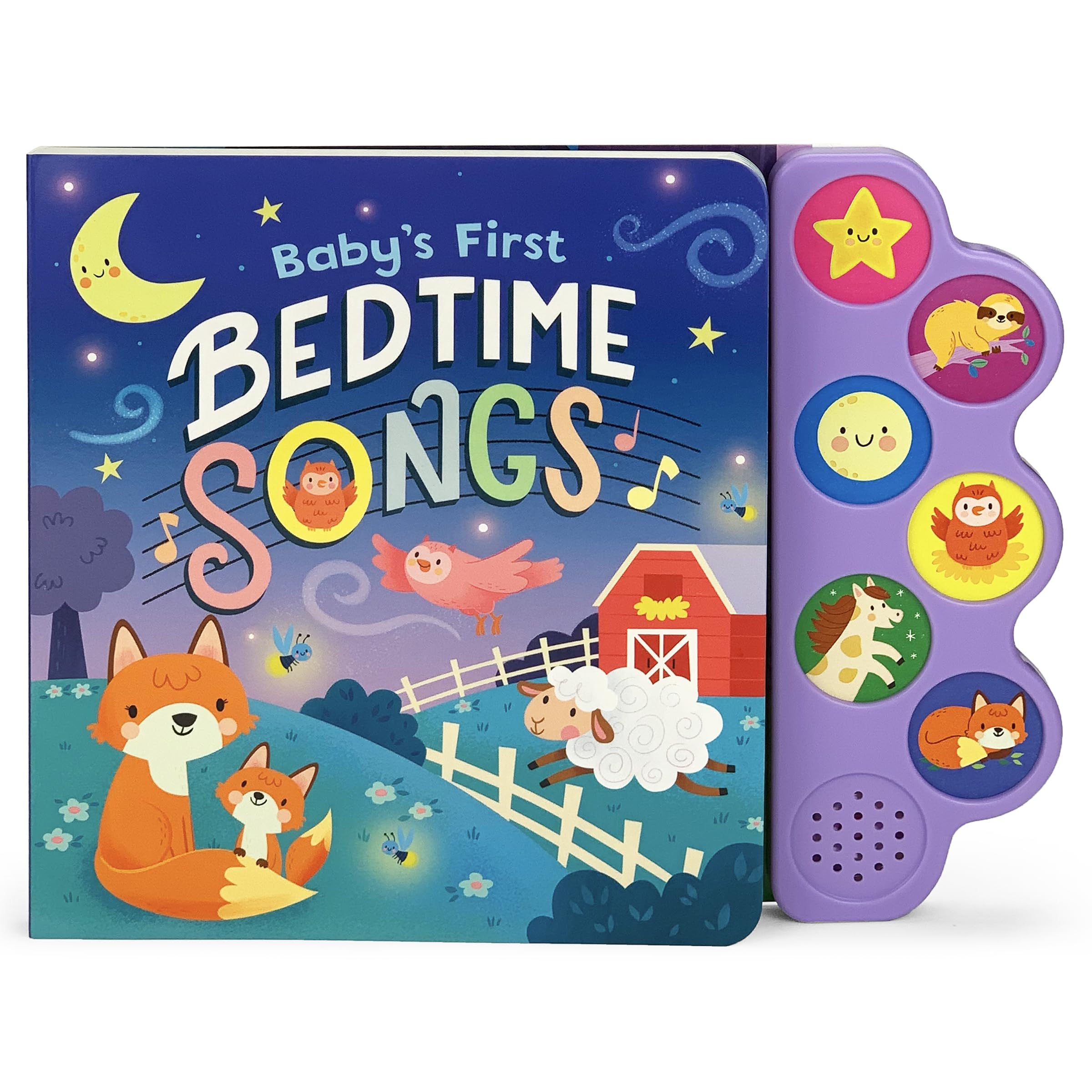 Baby'S First Bedtime Songs (Interactive Children'S Song Book With 6 Singalong Tunes)