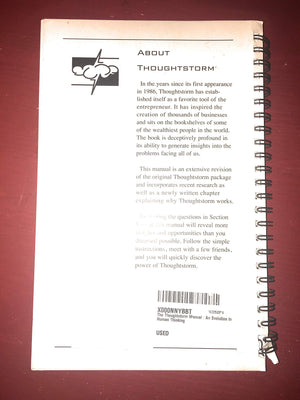 The Thoughtstorm Manual : An Evolution In Human Thinking,Used