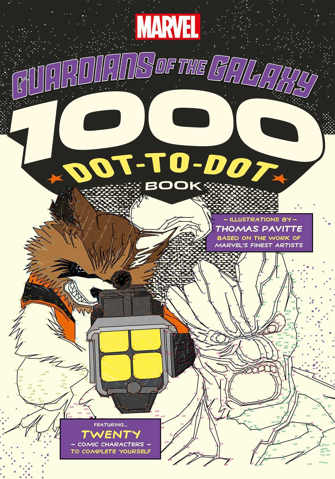 Marvel: Guardians of the Galaxy 1000 DottoDot Book,Used
