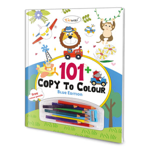 101+ Copy To Colour - Blue Edition : Coloring Book For Young Kids, Kids Coloring Book, Copy Coloring Book, Creative Colouring Book