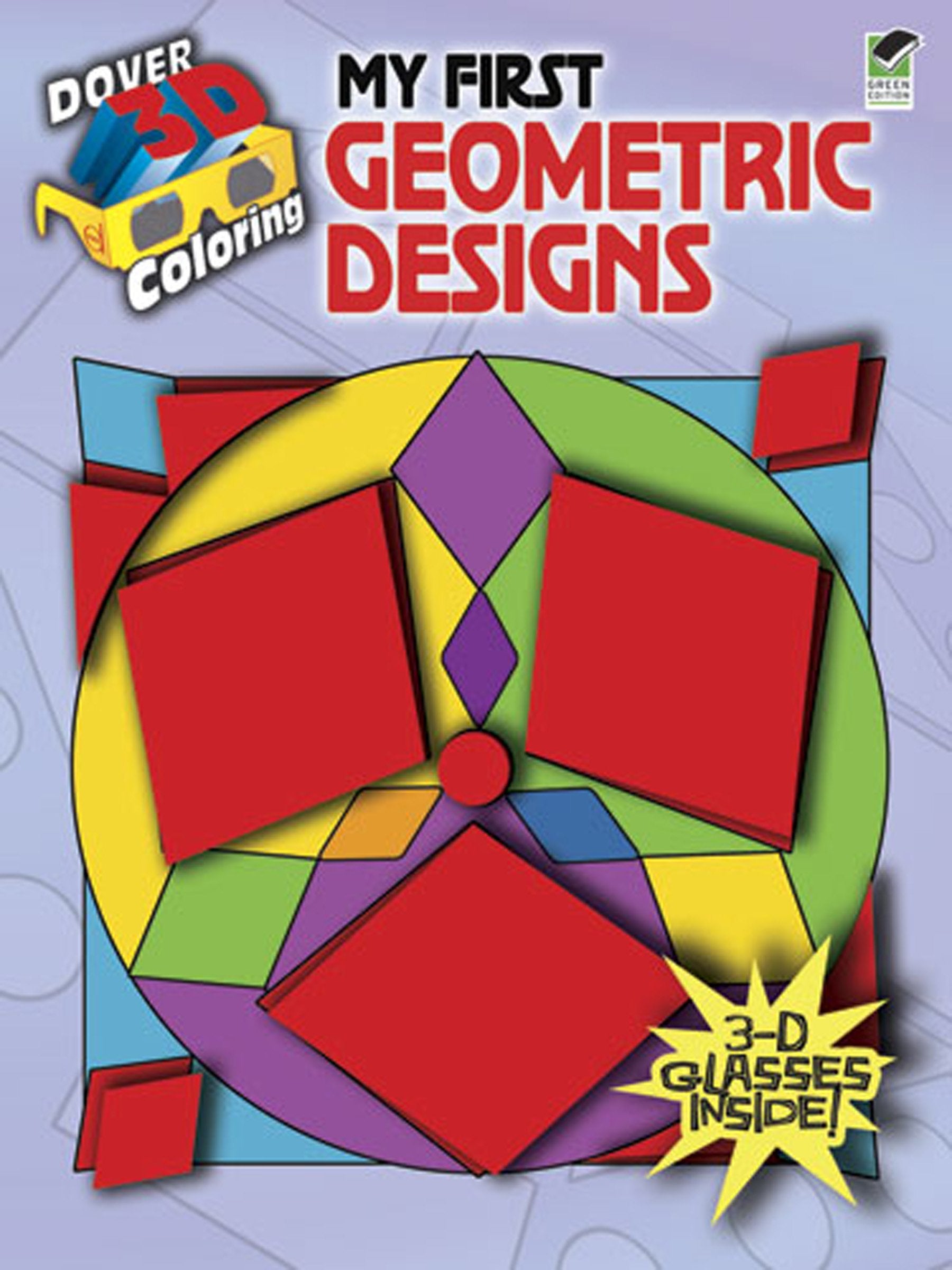 3D Coloring Book: My First Geometric Designs (Dover Design Coloring Books),Used