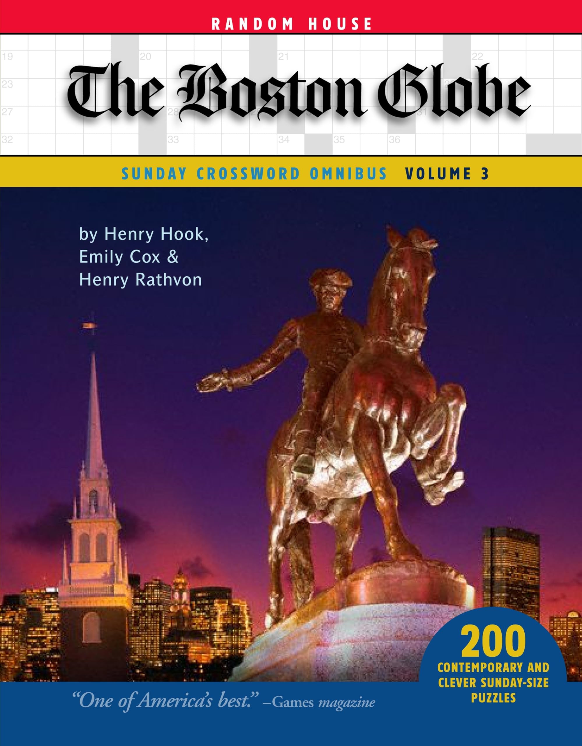 The Boston Globe Sunday Crossword Omnibus, Volume 3,Used