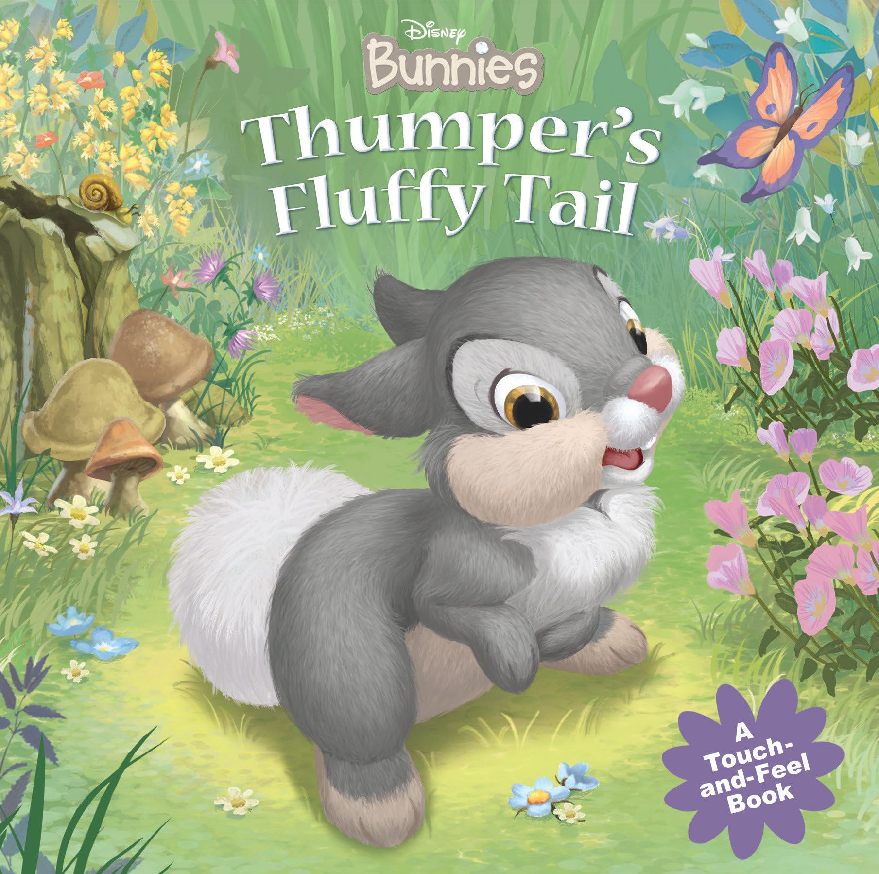 Disney Bunnies: Thumper's Fluffy Tail (A Touchandfeel Book),Used