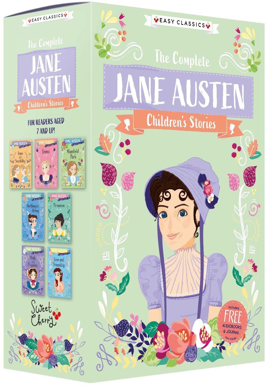 Jane Austen Childrens Stories (Easy Classics) 8 Book Box Set (Emma, Pride and Prejudice, Northanger Abbey ?Sense and Sensibility,Used