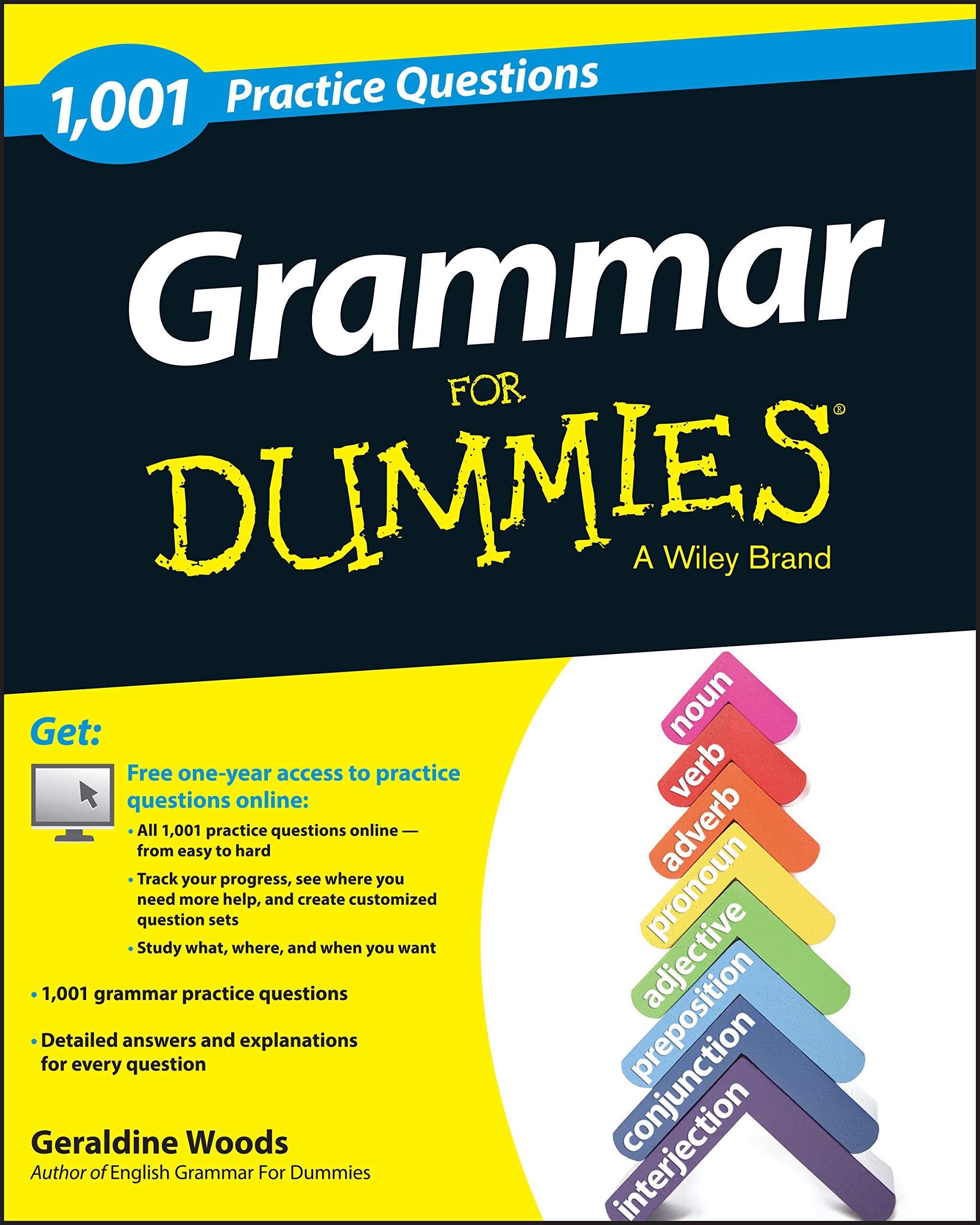 Grammar: 1,001 Practice Questions For Dummies,Used