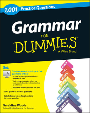 Grammar: 1,001 Practice Questions For Dummies,Used