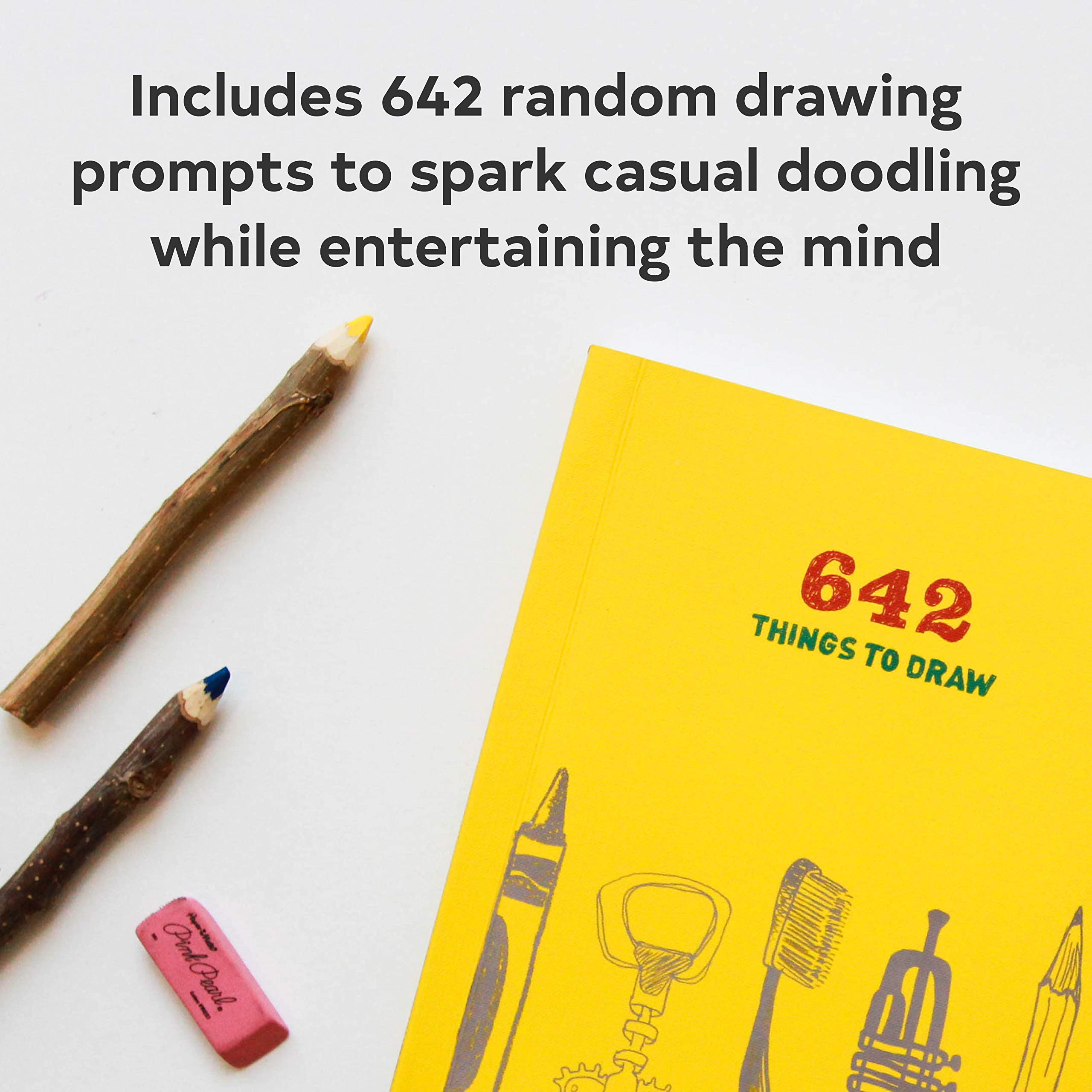642 Things To Draw: Inspirational Sketchbook To Entertain And Provoke The Imagination (Drawing Books, Art Journals, Doodle Books-used