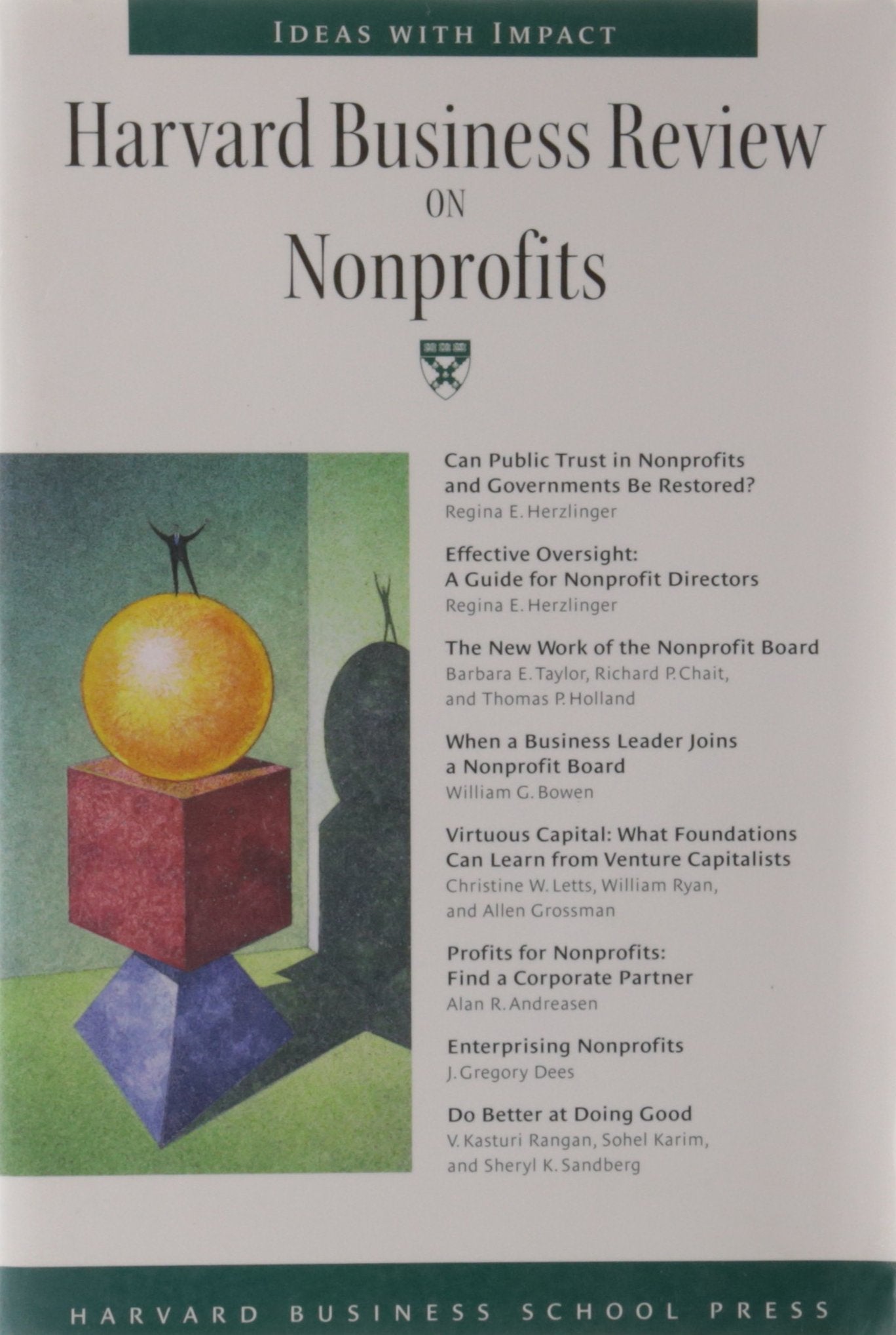 Harvard Business Review on Nonprofits (Harvard Business Review Paperback Series),New