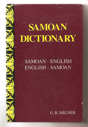 Samoan Dictionary: SamoanEnglish, EnglishSamoan,Used