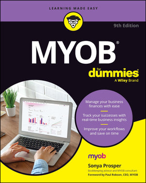 Myob For Dummies,New