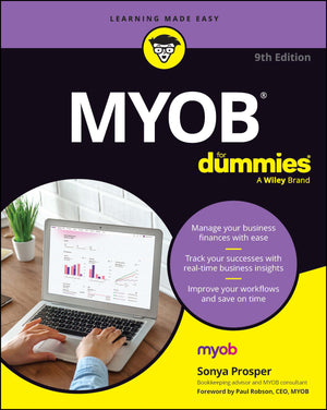 Myob For Dummies,Used