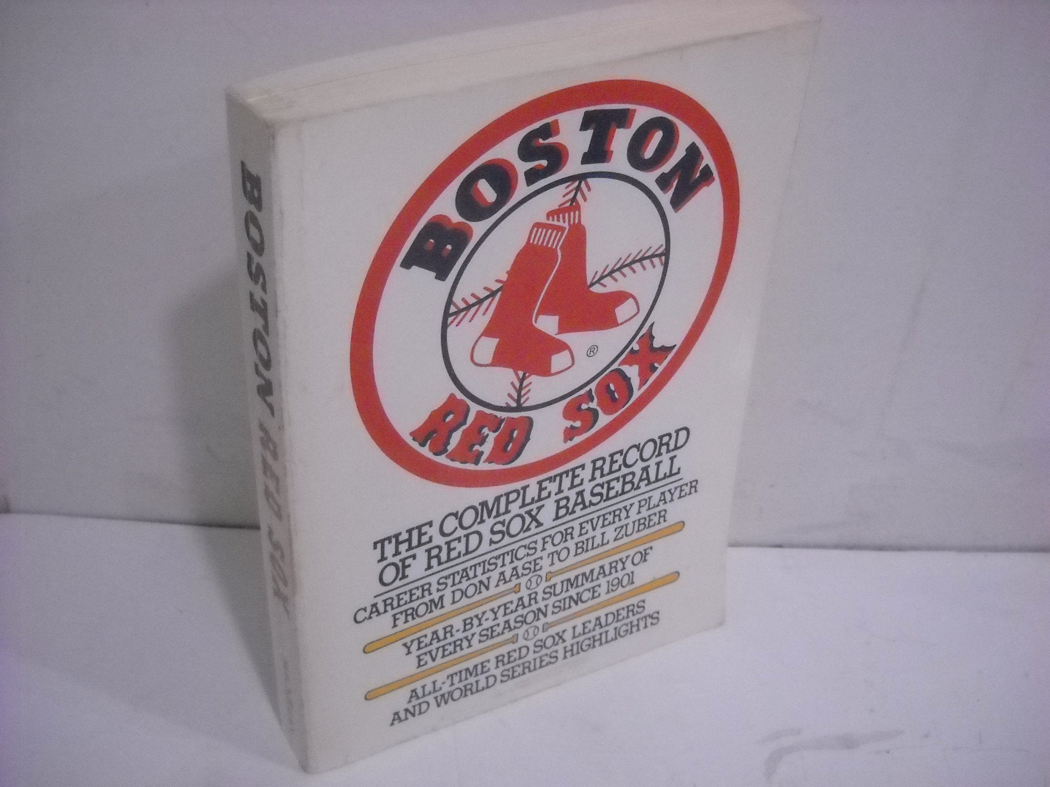 Boston Red Sox: The complete record of Red Sox baseball,Used