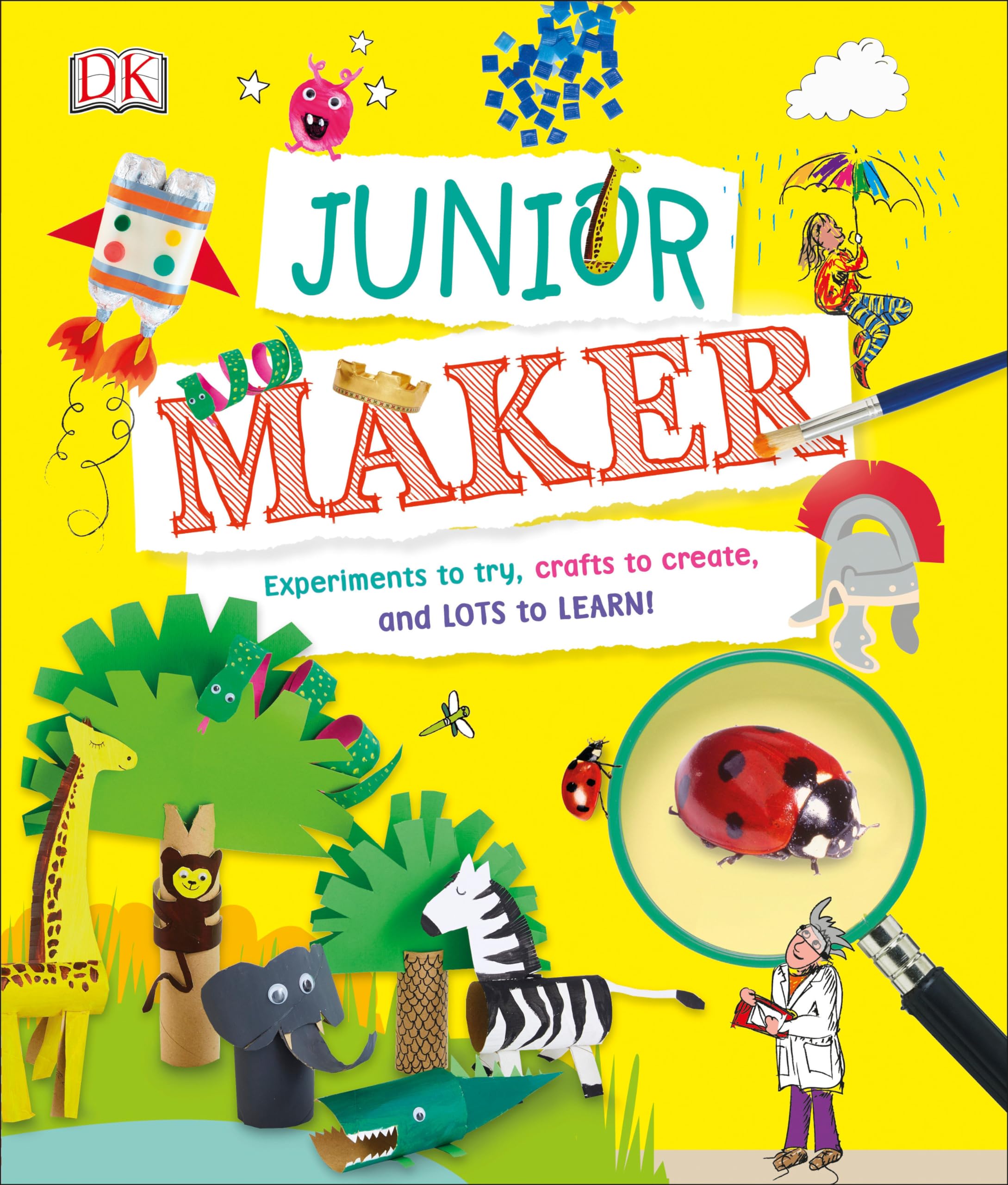 Junior Maker: Experiments to Try, Crafts to Create, and Lots to Learn!,Used