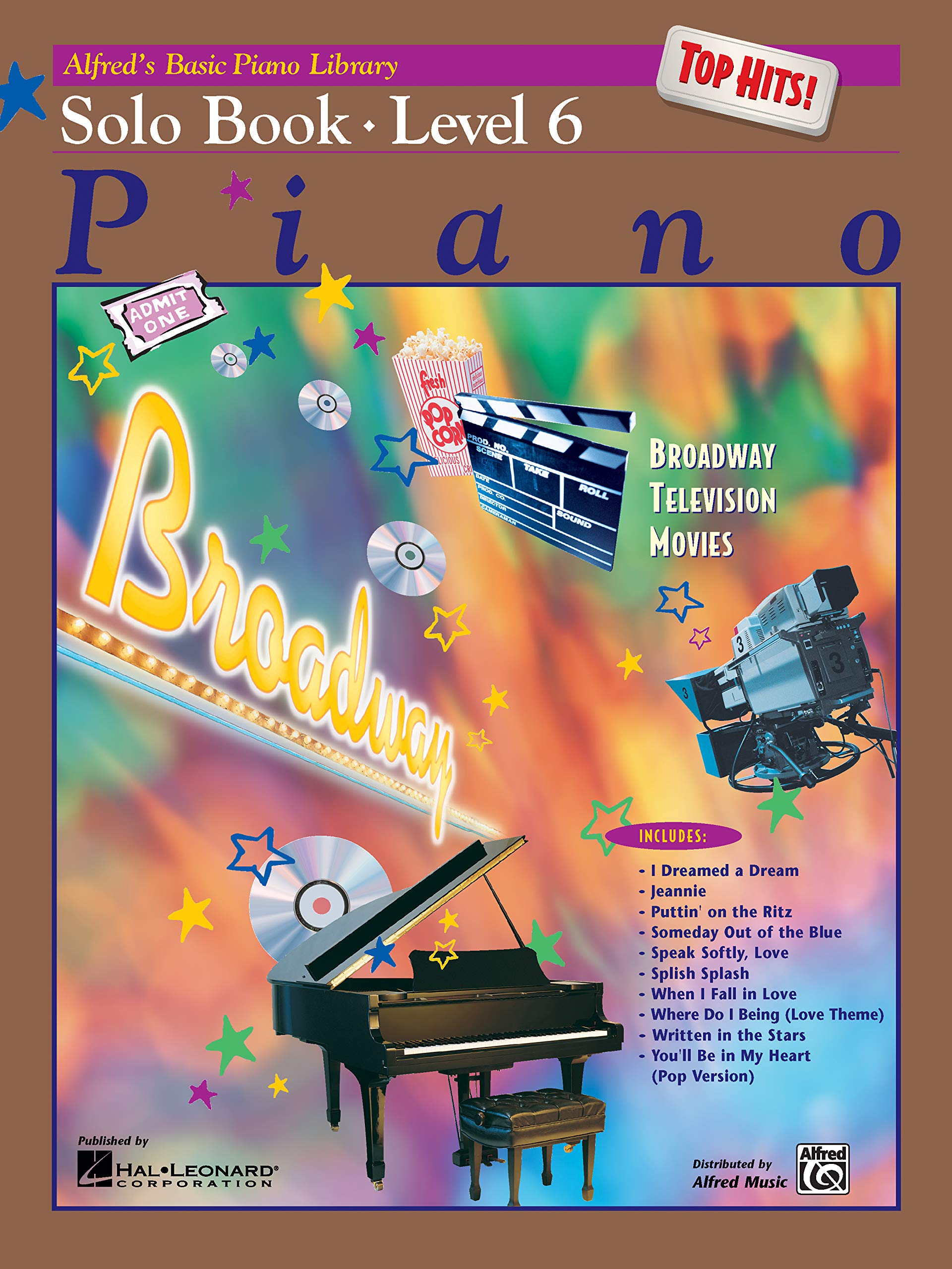 Alfred's Basic Piano Library Top Hits! Solo Book, Bk 6 (Alfred's Basic Piano Library, Bk 6),Used