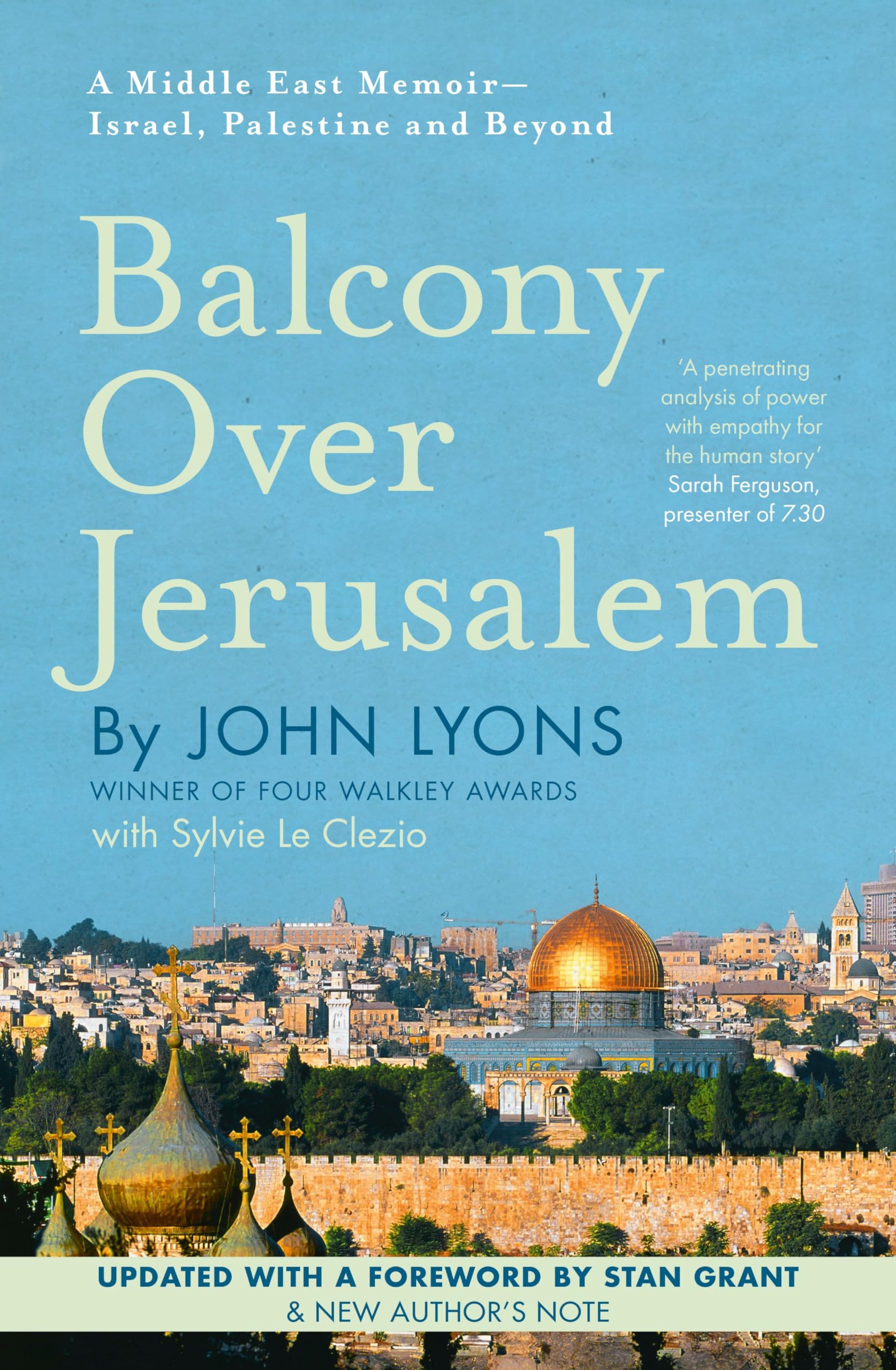 Balcony Over Jerusalem: A Middle East Memoir  Israel, Palestine and Beyond,Used