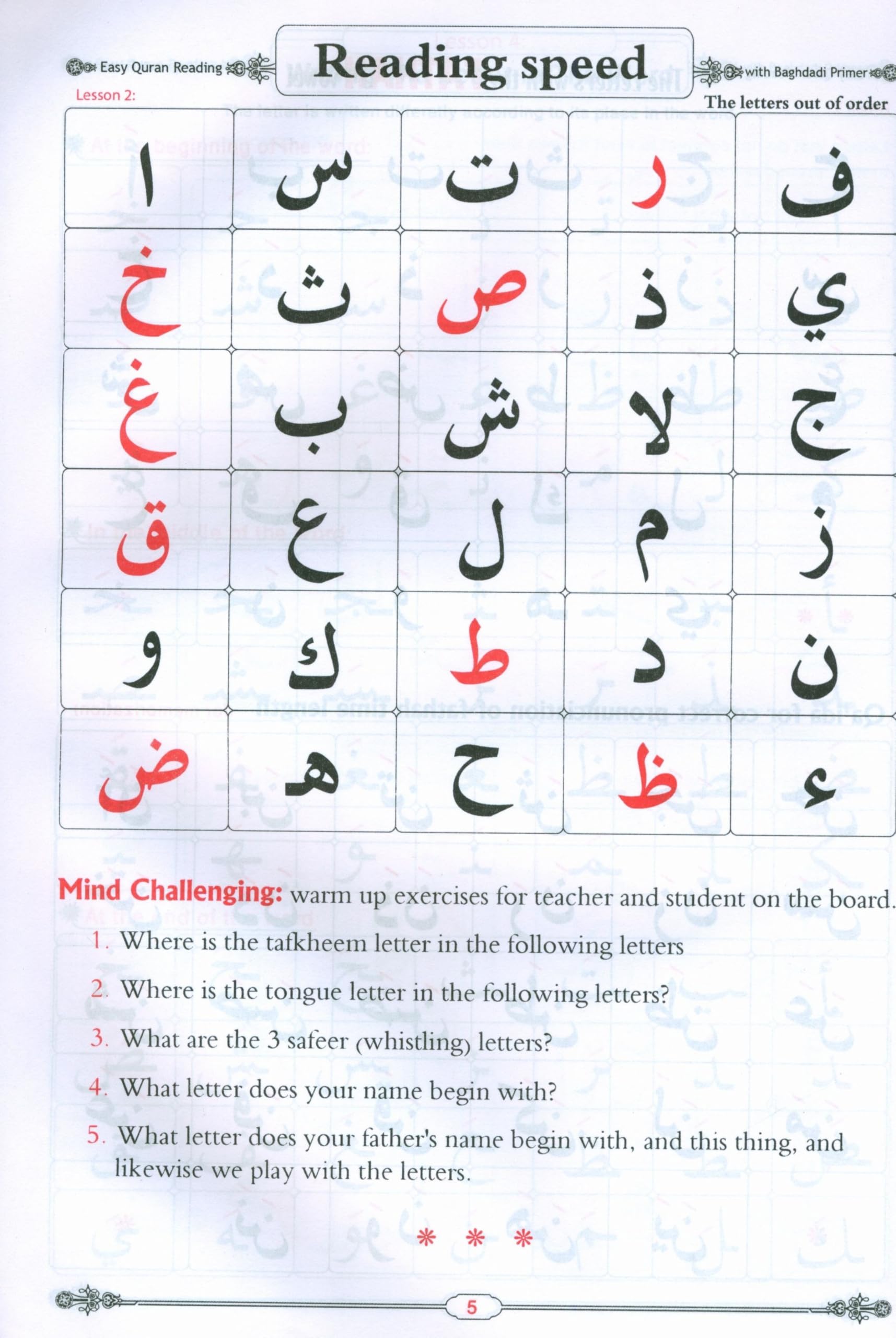 Easy Qur'an Reading with Baghdadi Primer ( Paperback ),Used