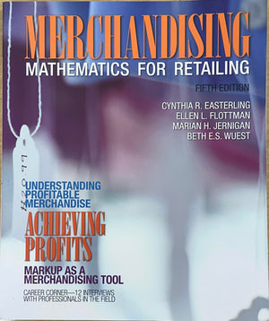 Merchandising Mathematics for Retailing (Myfashionkit),Used