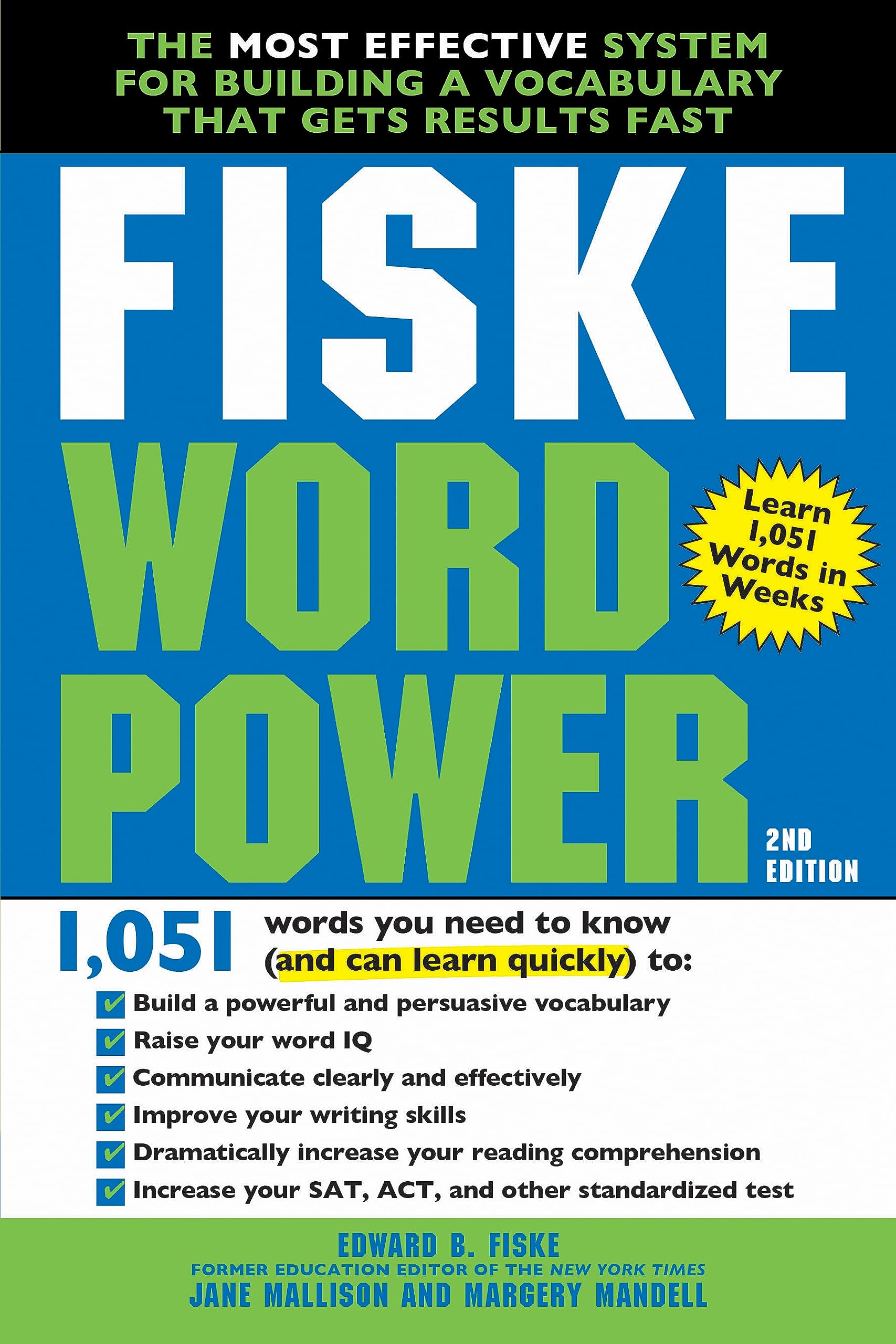 Fiske WordPower: The Most Effective System for Building a Vocabulary That Gets Results Fast,Used