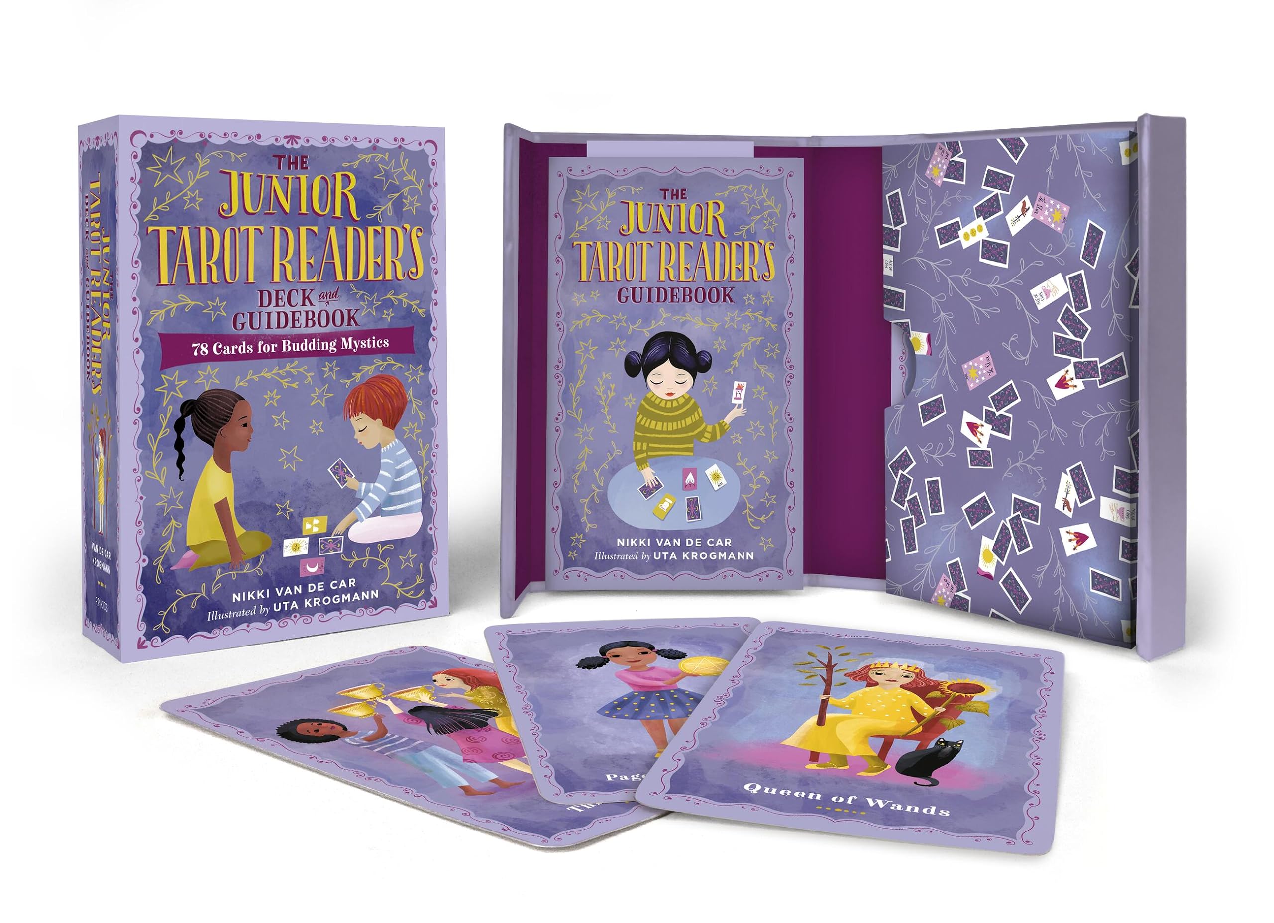 The Junior Tarot Reader's Deck and Guidebook: 78 Cards for Budding Mystics (The Junior Handbook Series),Used