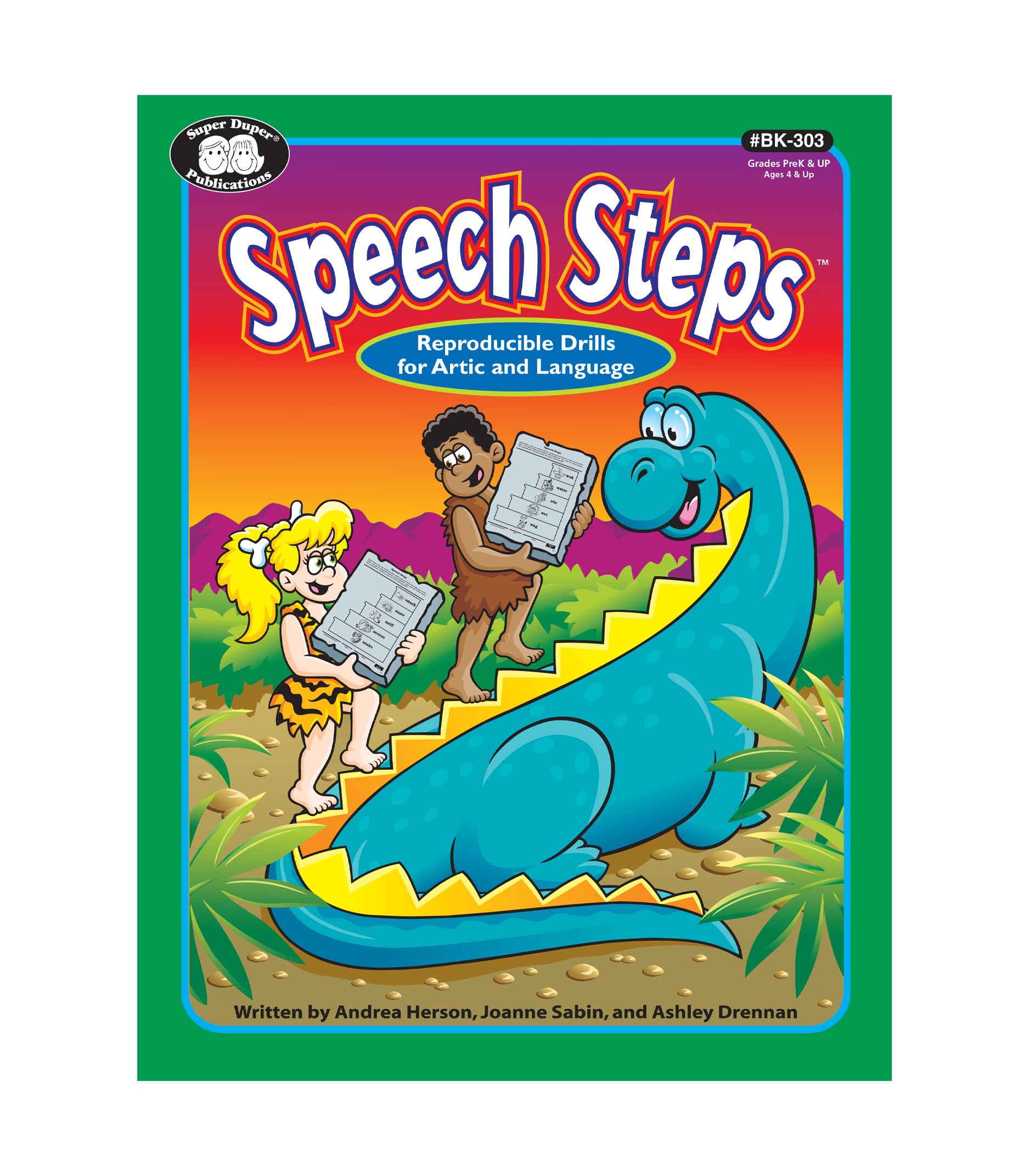 Super Duper Publications  Speech Steps Reproducible Drills for Artic and Language Book  Educational Learning Resource for Childr