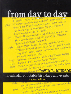 From Day To Day: A Calendar Of Notable Birthdays And Events,Used