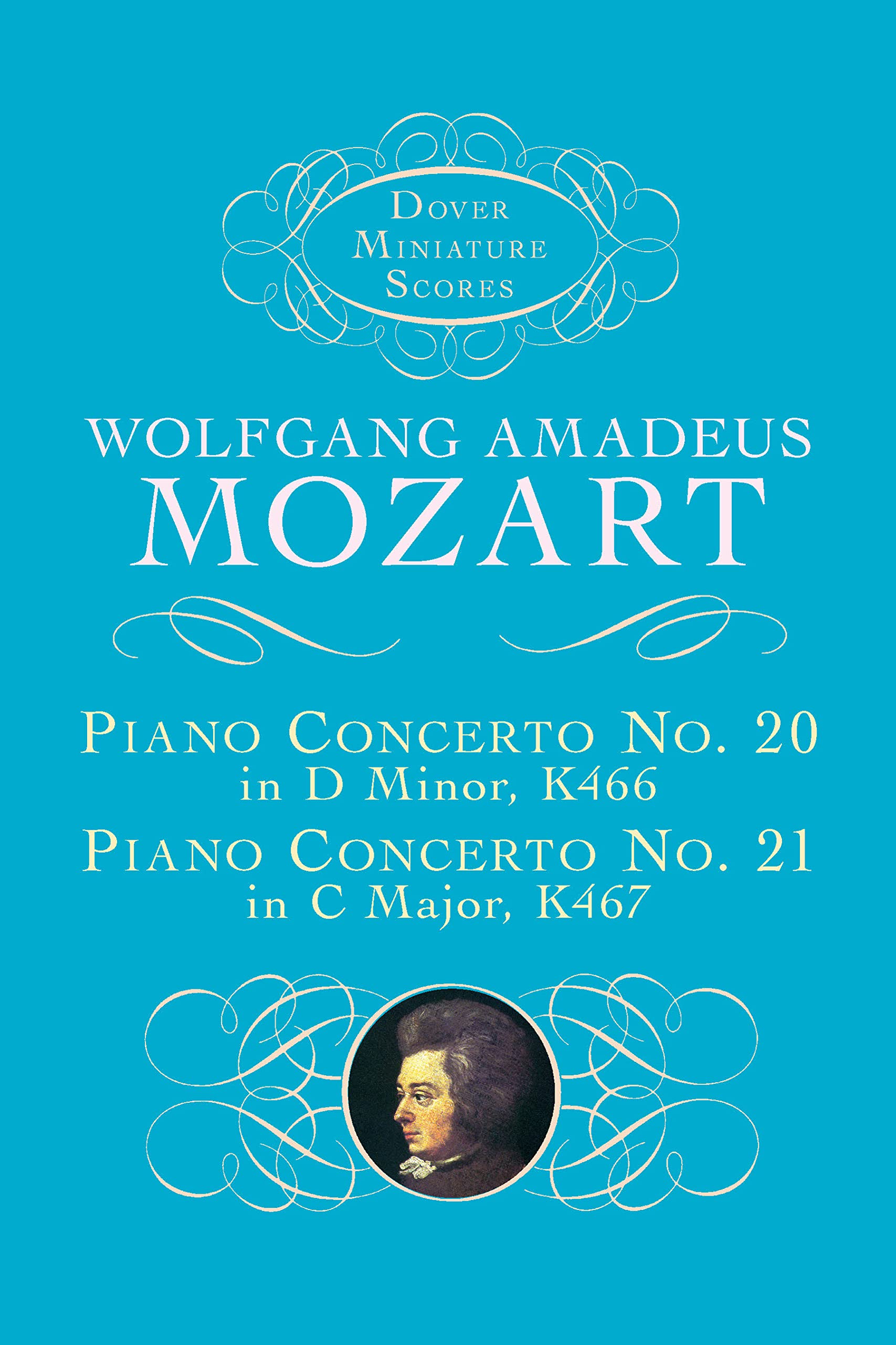 Piano Concerto No. 20, K466, and Piano Concerto No. 21, K467 (Dover Miniature Music Scores),Used
