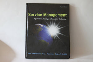 Service Management: Operations, Strategy, Information Technology,Used
