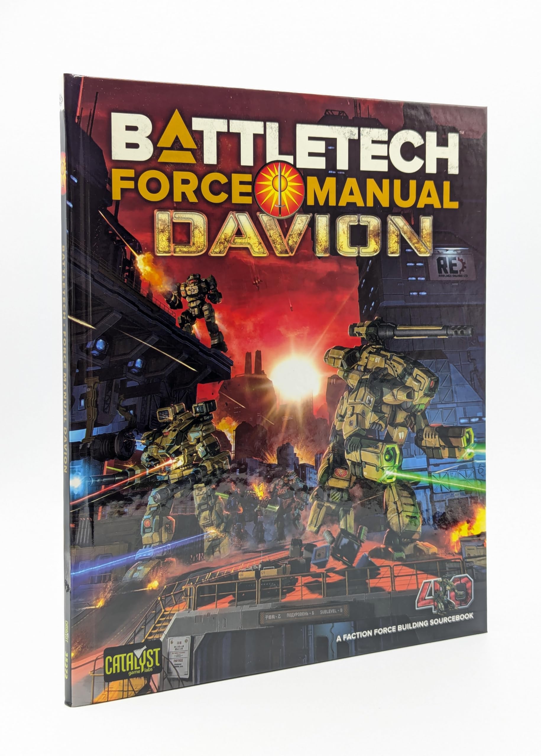 Catalyst Game Labs Battletech Force Manual Davion  Strategy Rolplaying Game Accessory  For 2+ Players and Ages 14+